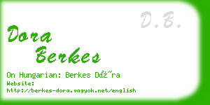 dora berkes business card